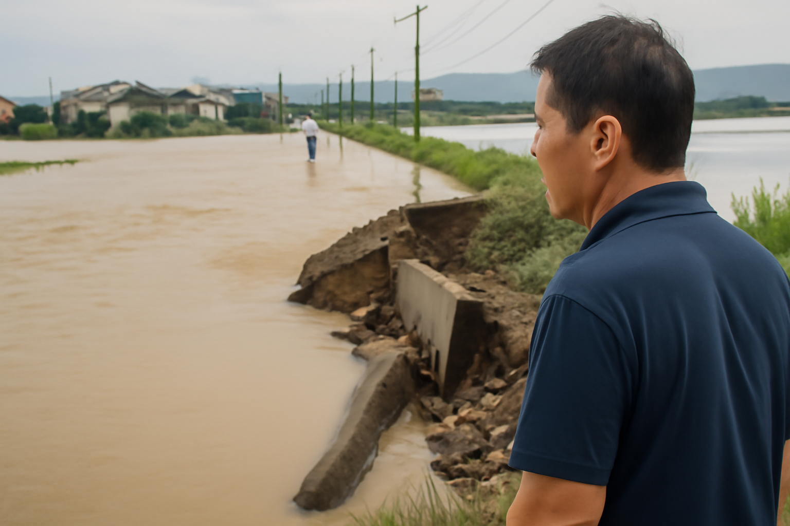 福井県の大雨、20河川あふれて護岸も流れたって現場パニック