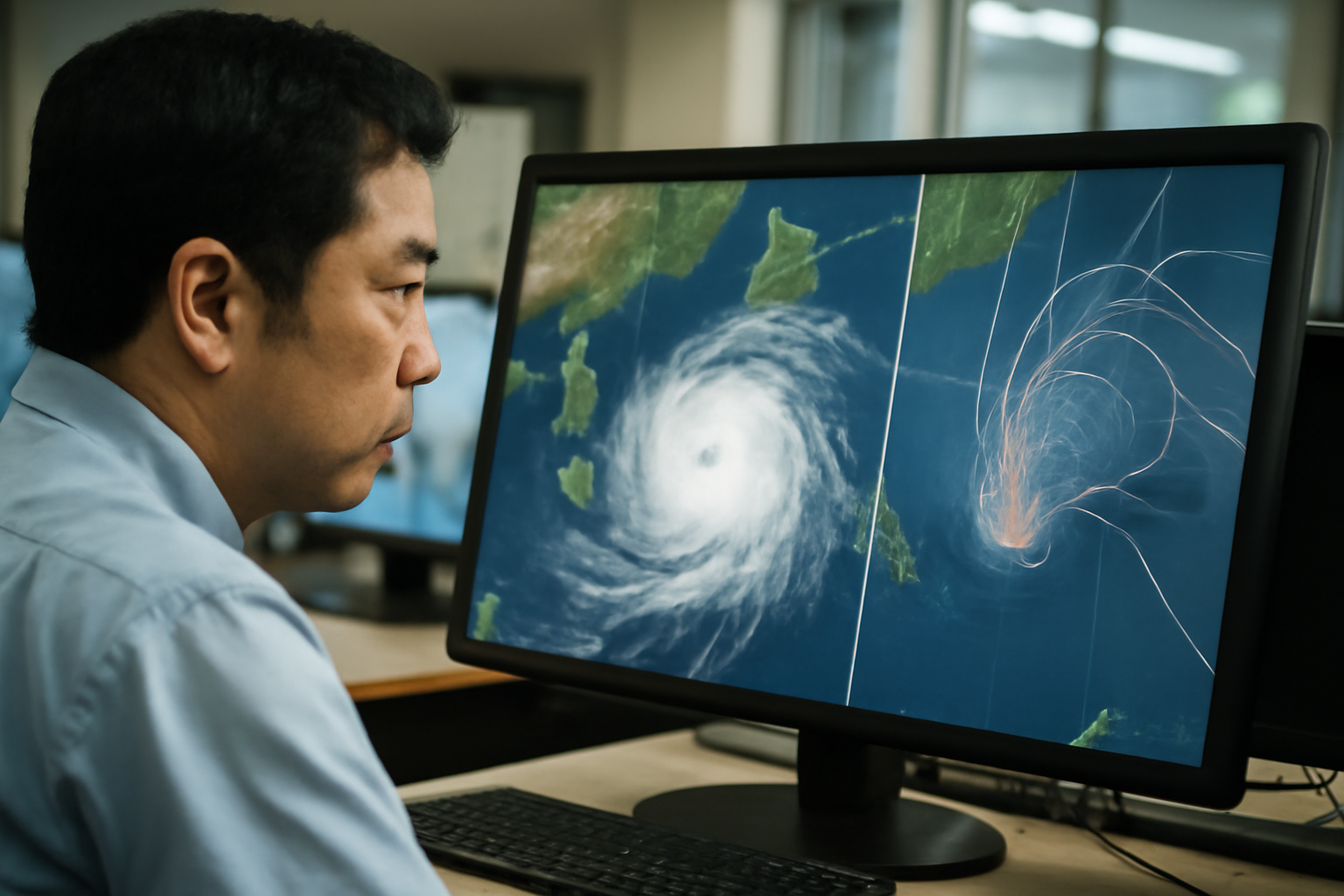 台風のたまご、名前つける前にシミュレーション開始