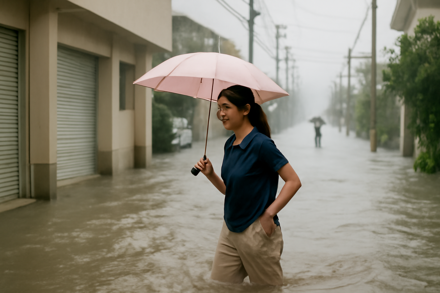 台風20号、線状降水帯で八重山が水びたし寸前なんだが