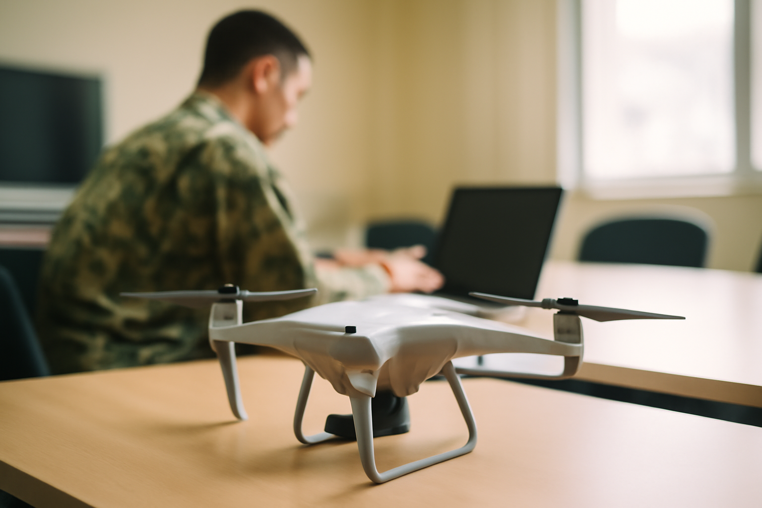 防衛白書のAI戦術、現場はドローンより人手足りんて