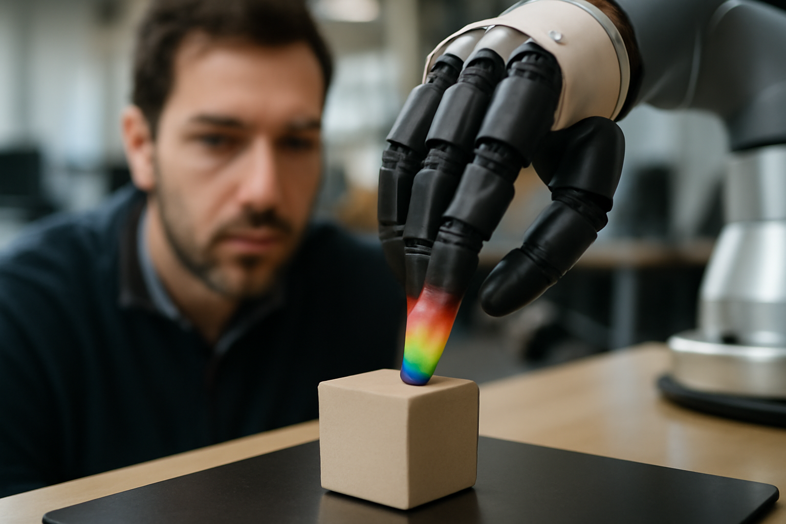 ロボット工学研究チームの色触覚、これ人間の出番どこいった？