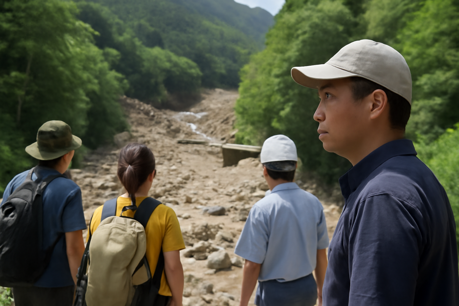 長野県安曇野市土石流 登山者390人無事下山と2週間復旧方針の現実性