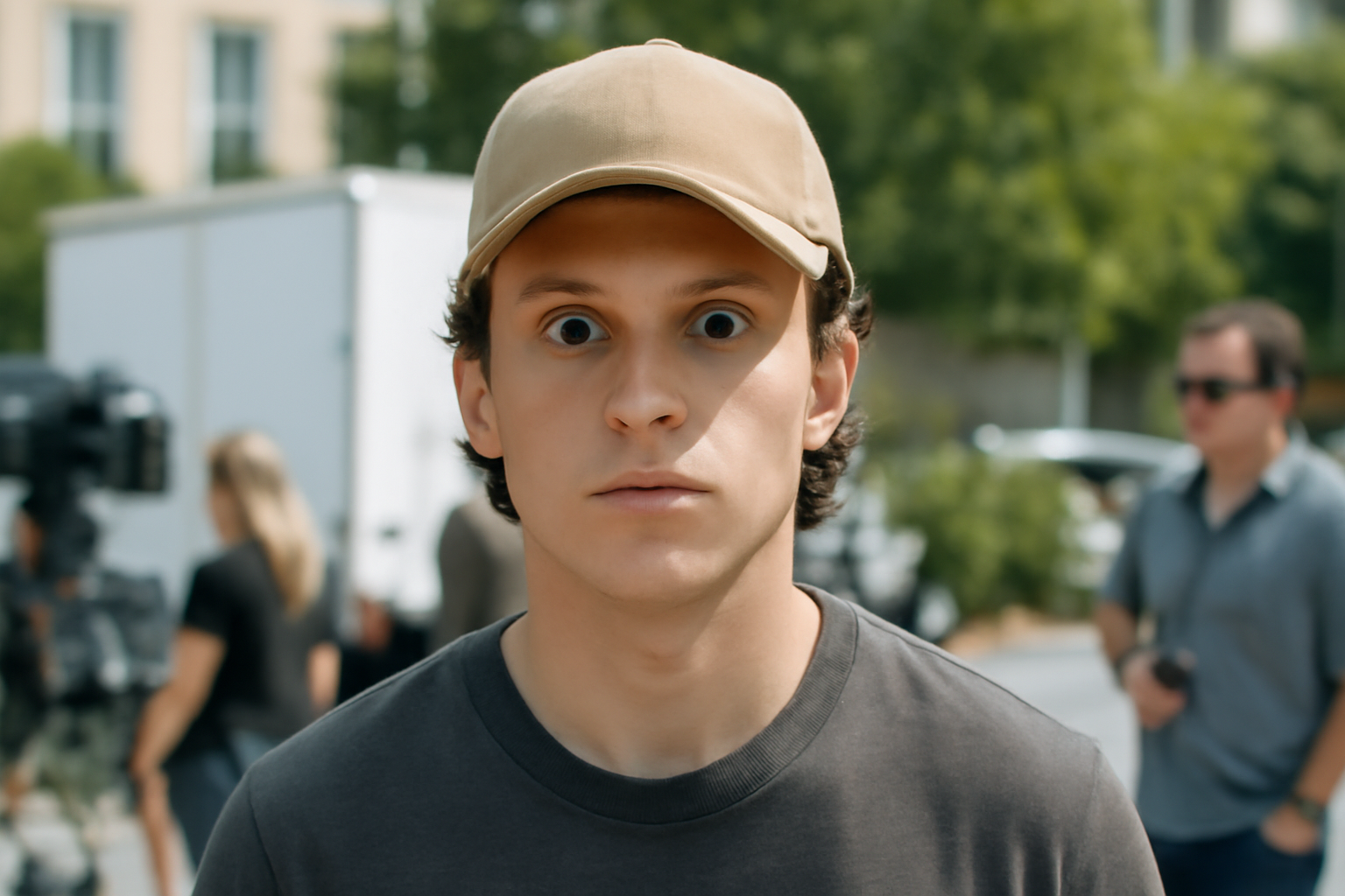 人気若手映画俳優のデカ目オフショット、拡散が早すぎて草