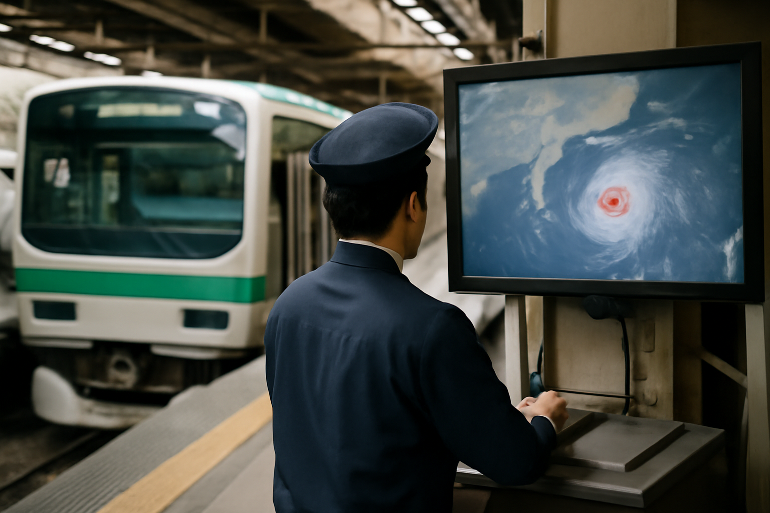 気象庁が台風15号警戒、電車ダイヤは異例の迷走コース