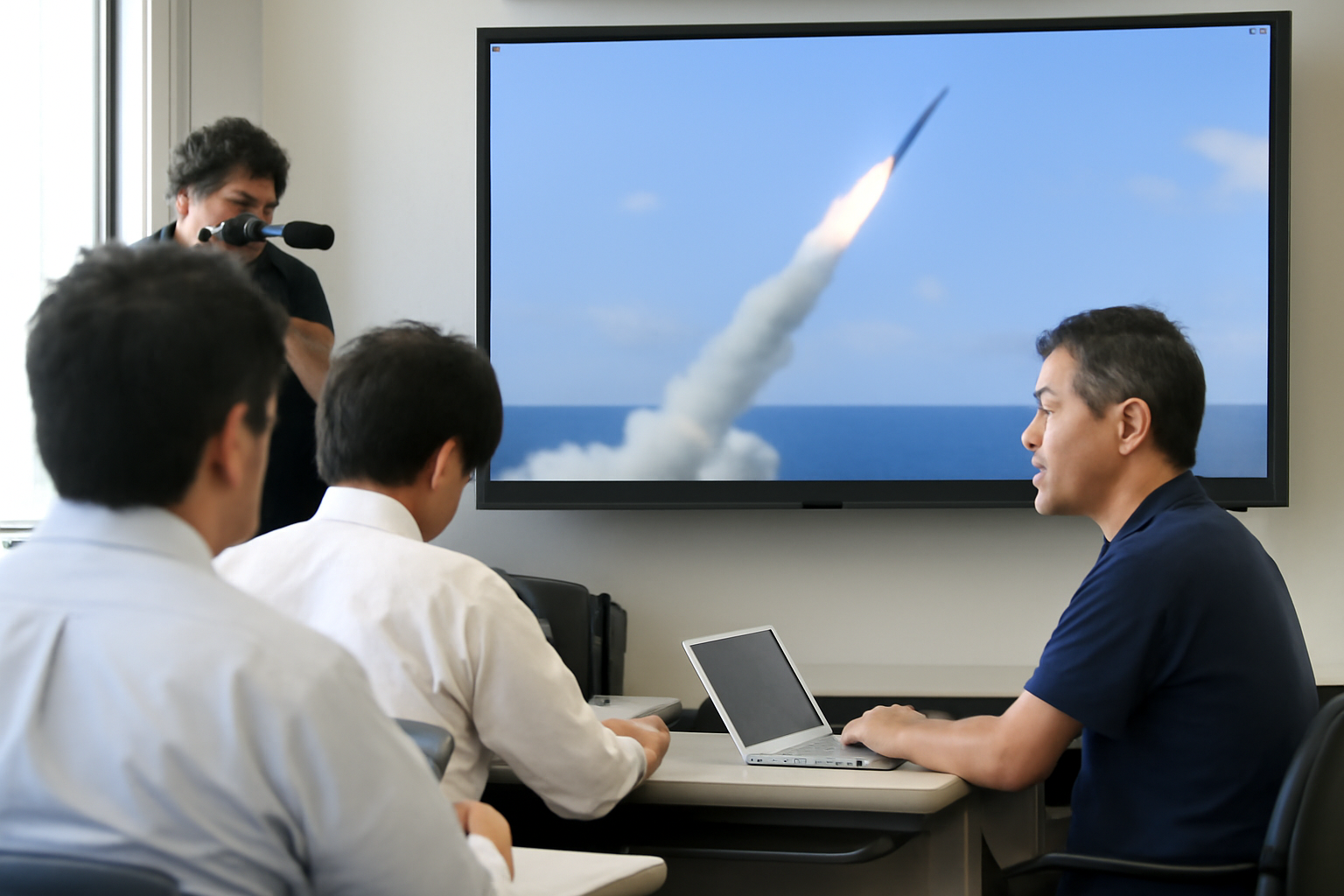 北朝鮮ミサイル発射、日本の排他的経済水域にも届かず肩透かし