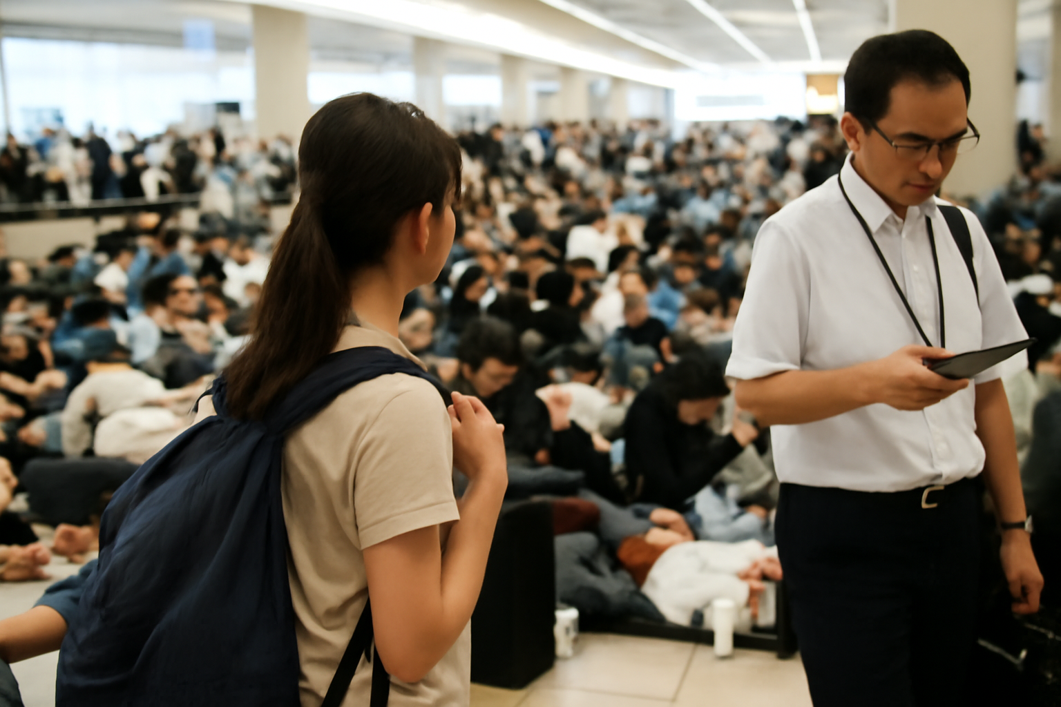 関東の鉄道、雨で止まりすぎて成田空港7000人足止めとか