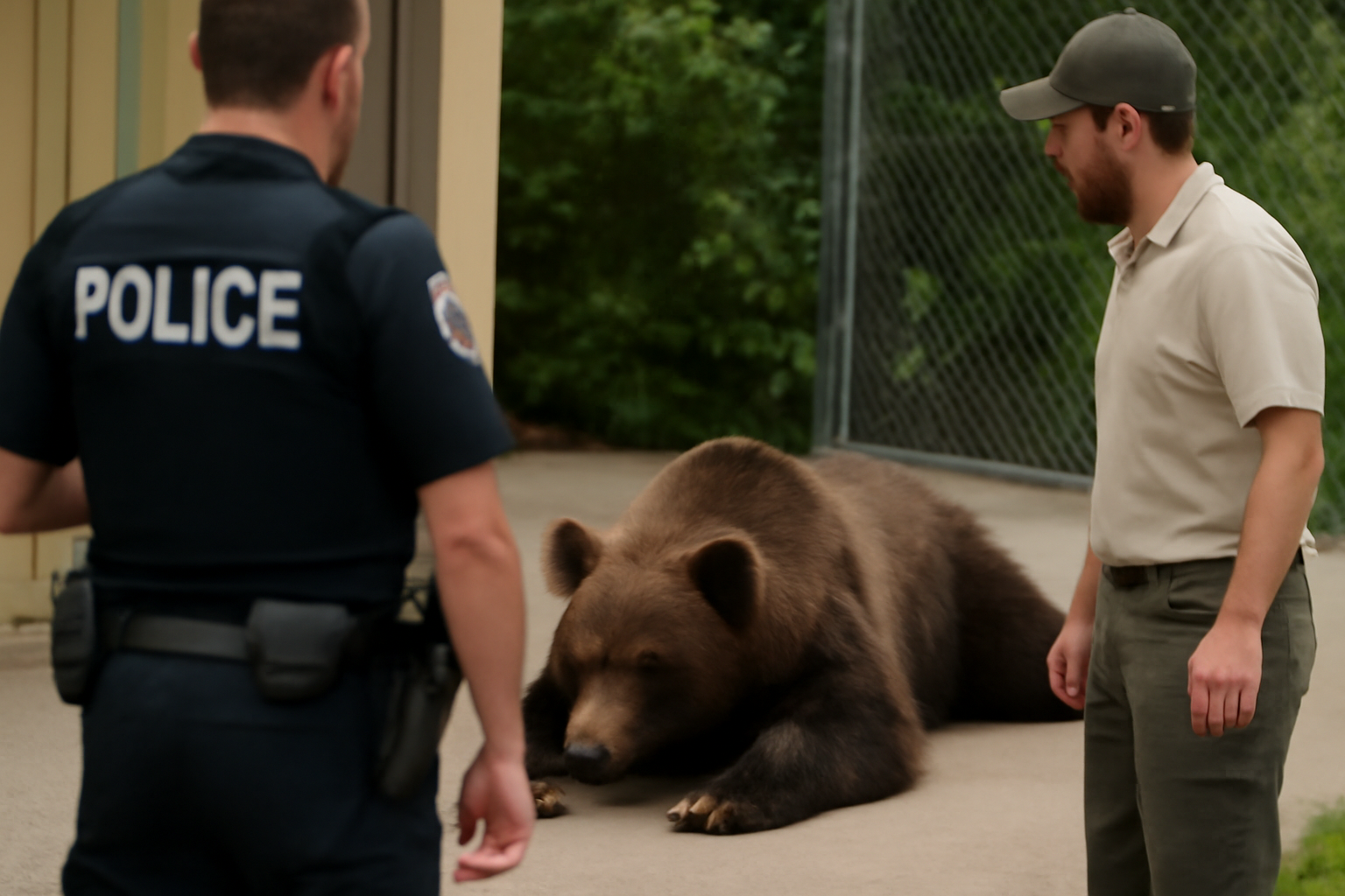 動物園の子グマ脱走、朝イチで警察出動て何やねん