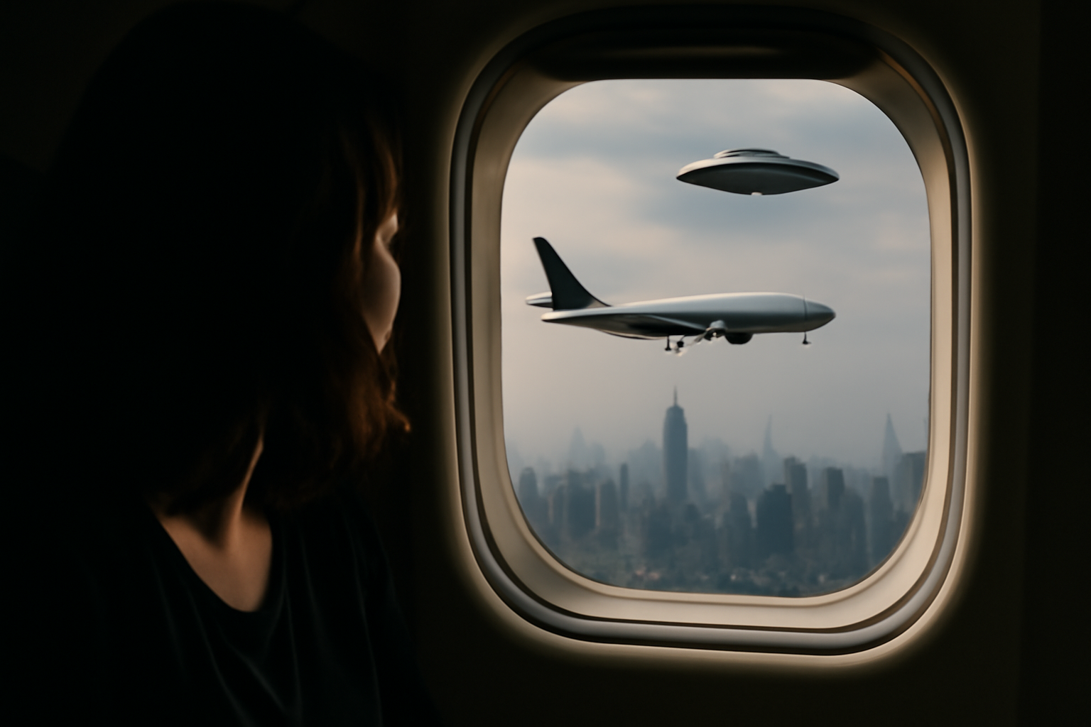 ニューヨーク上空でUFO、旅客機にも進路譲らず？
