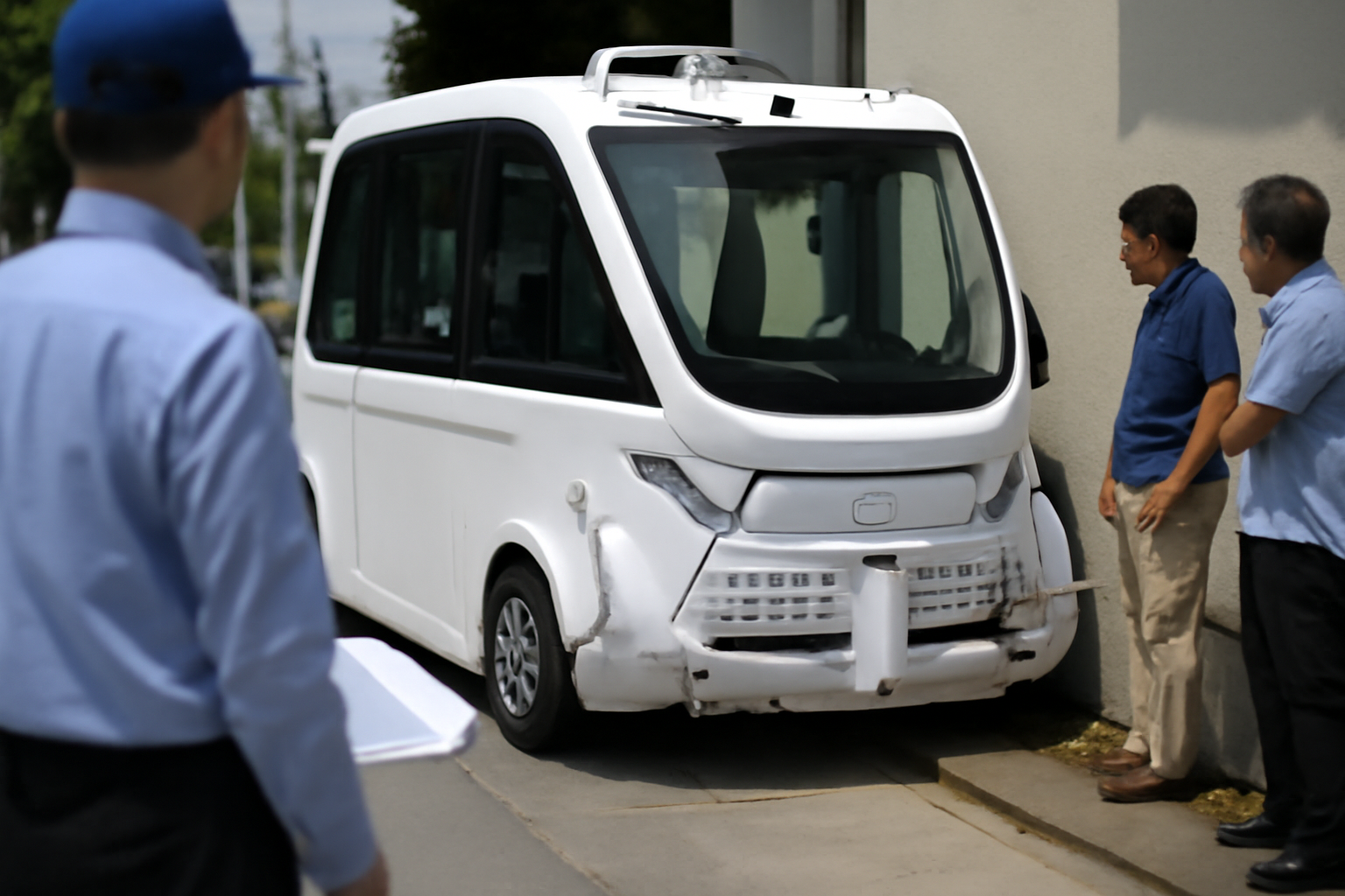 自動運転バス、また物損で深谷市がブレーキかけた件