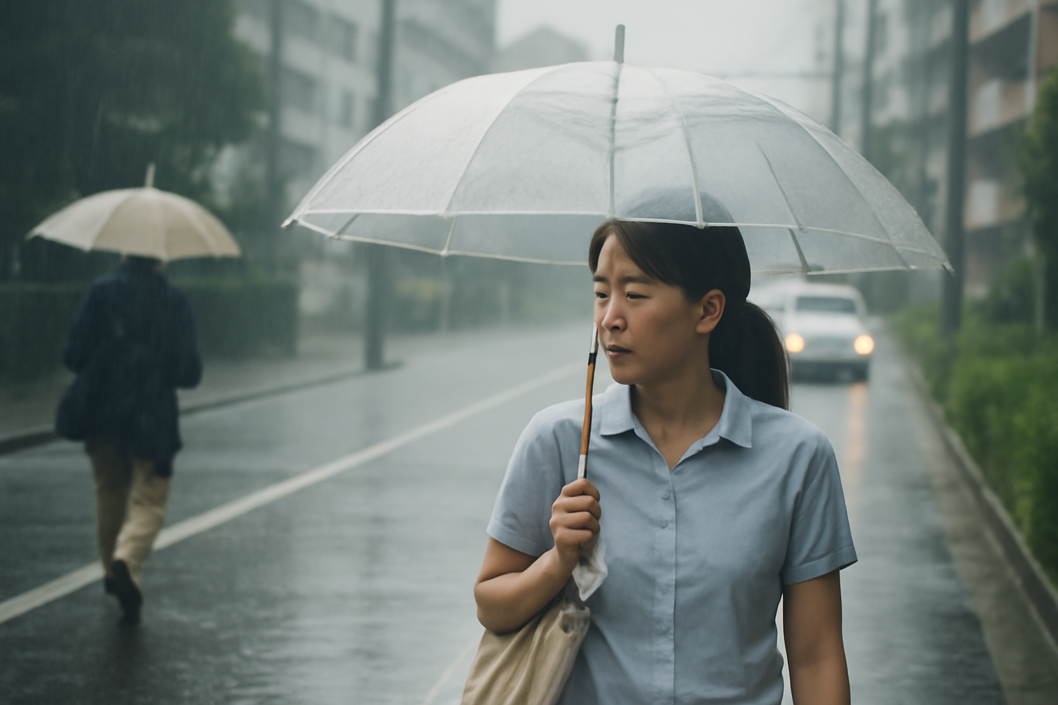 台風15号が西へ、警戒レベル上がるたび傘どこやった？