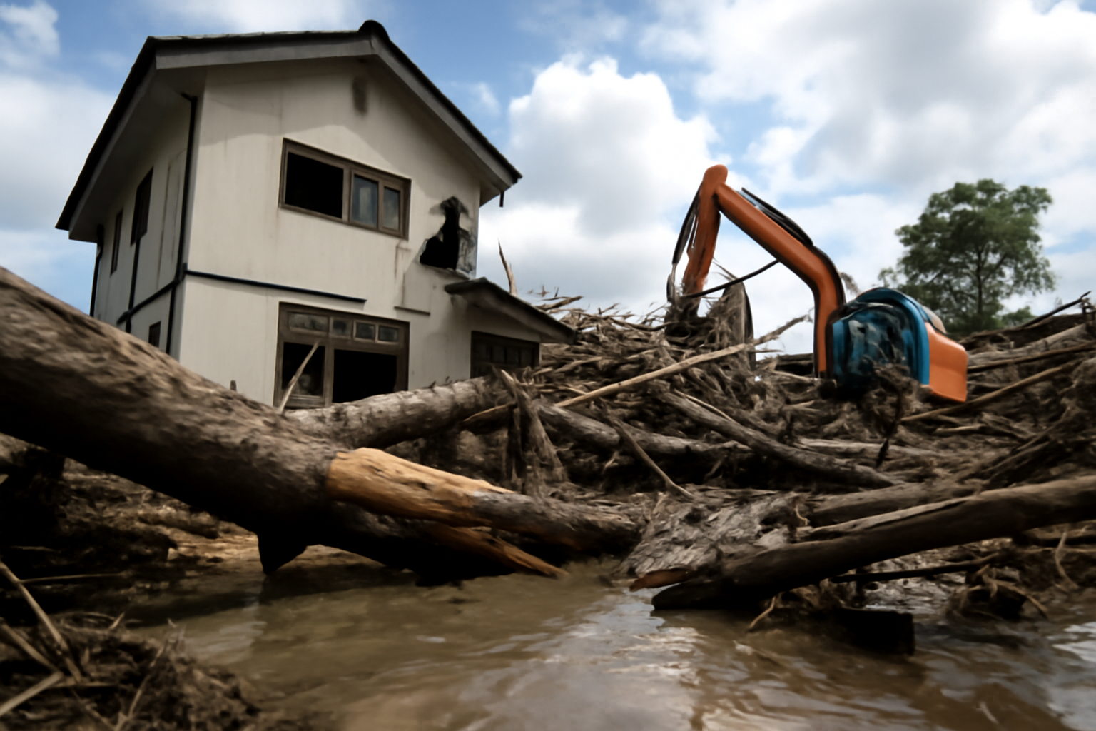台風25号で死者9人、4人不明…停電の中で探し続ける現場