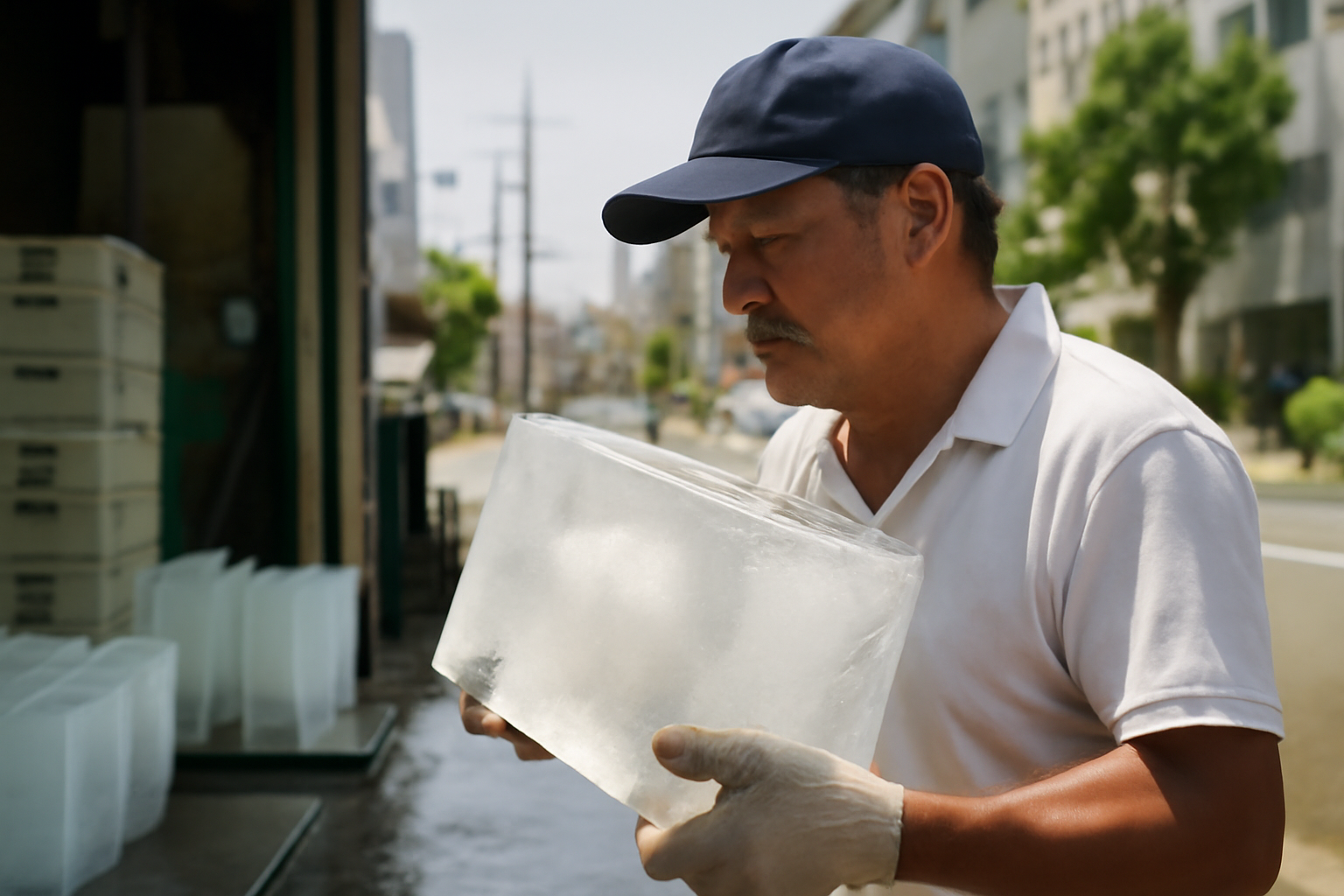 気象情報の35℃連発、氷屋が先に音を上げた