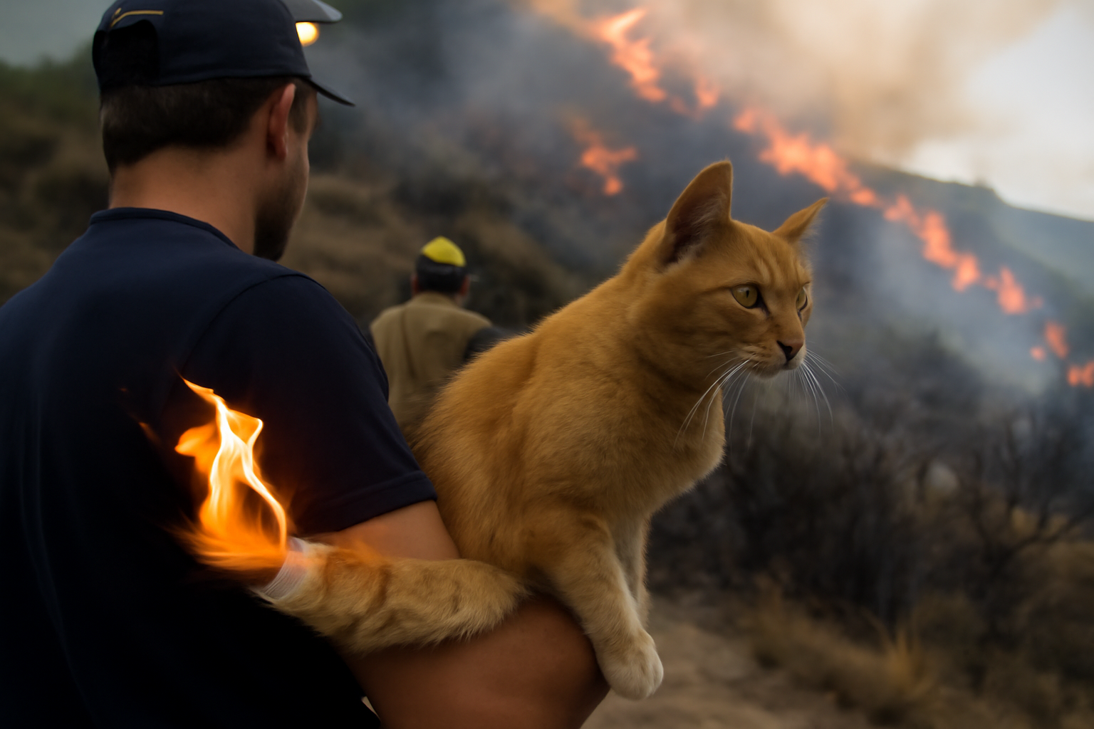 イタリア南部で山火事、猫を利用した放火疑いを捜査