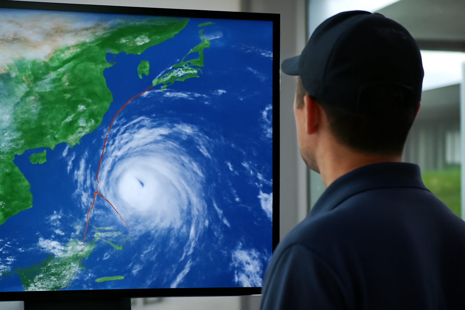 台風7号、沖縄接近に備え慎重な対応求む
