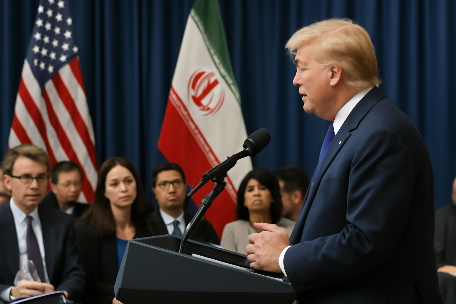 アメリカ大統領、8月19日に対イラン大規模制裁発動