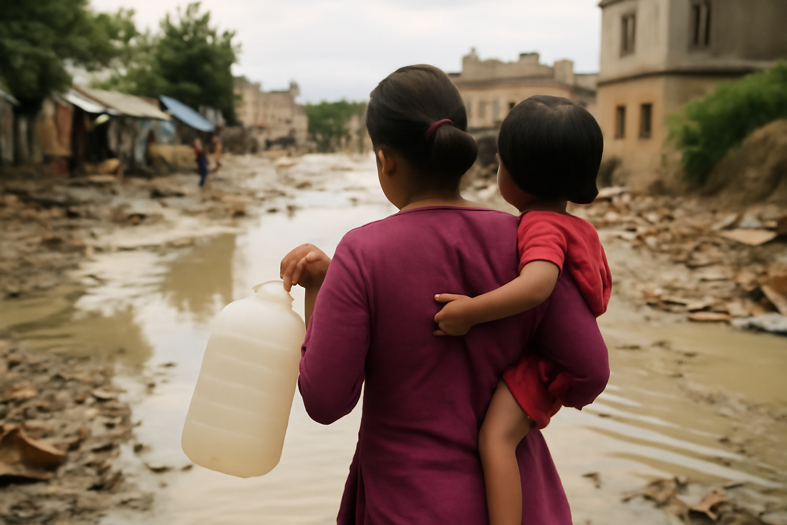 ネパール洪水で2万2000人の子どもが安全な水失うとUNICEF発表