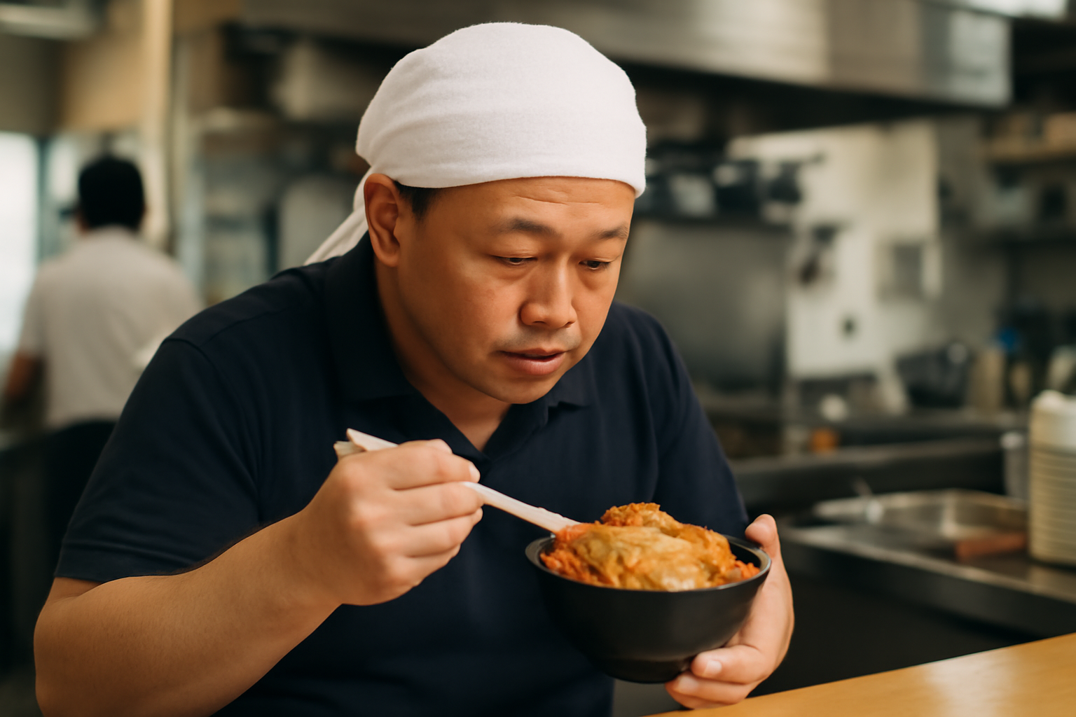 飲食店店長、カツ丼の誤発注は全部自腹太りなん？