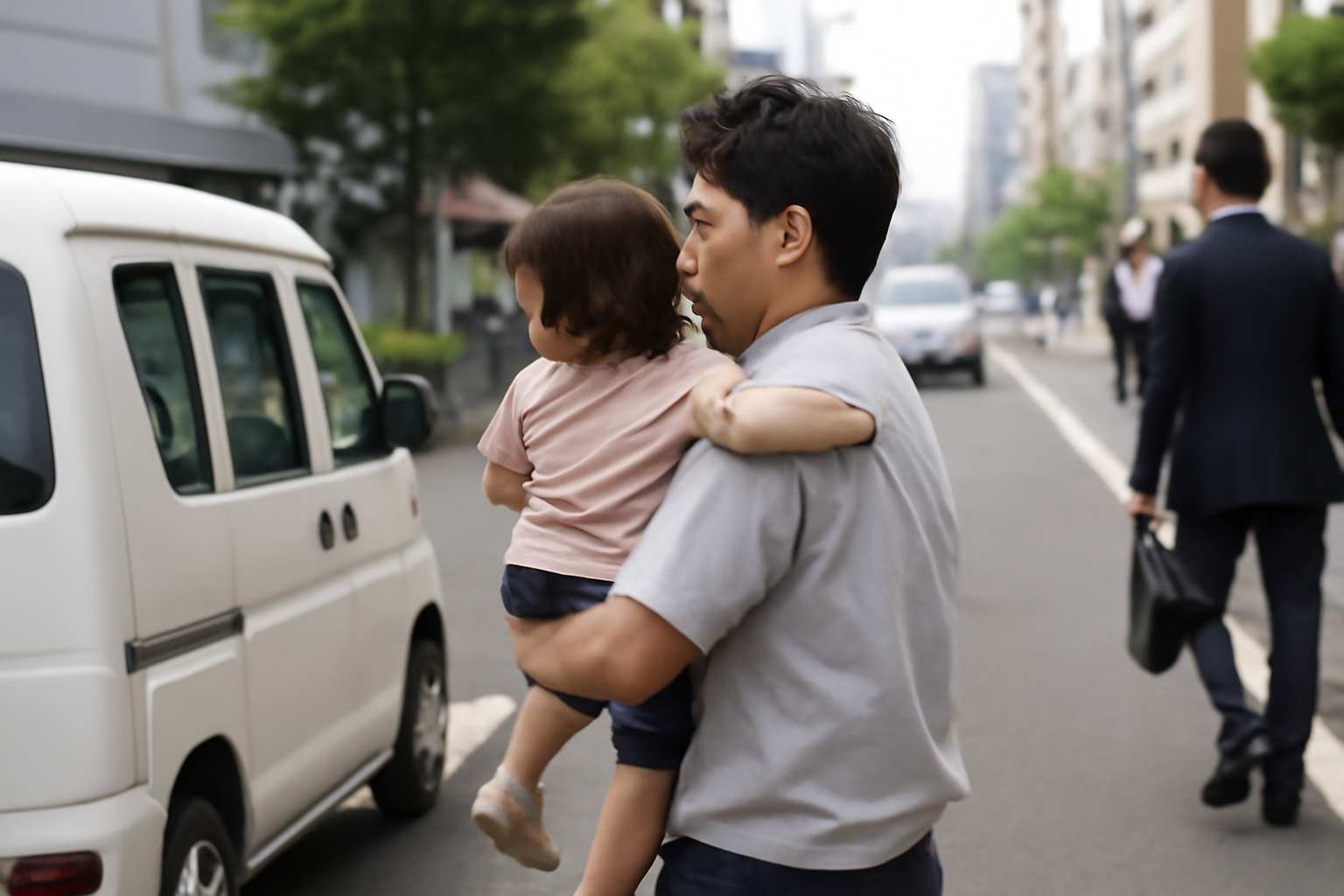通勤中の一般人、車道の2歳児を救出…他の大人はなぜ動かなかった？