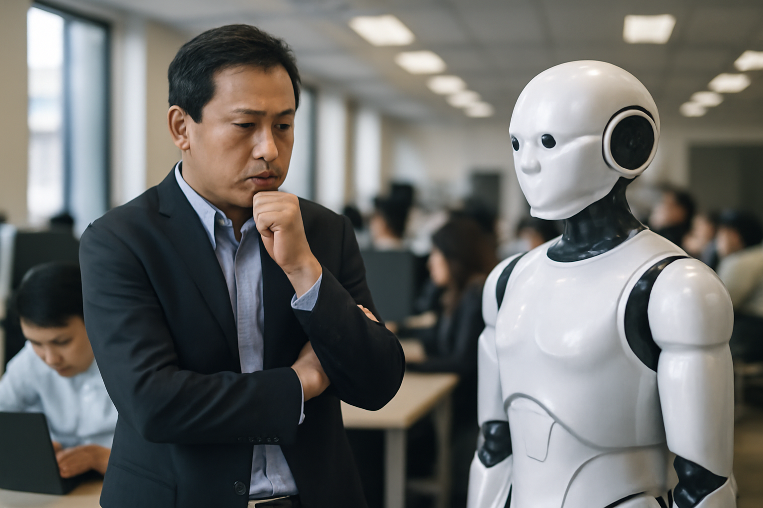 AI入れても人減らないの、どっちが本音？