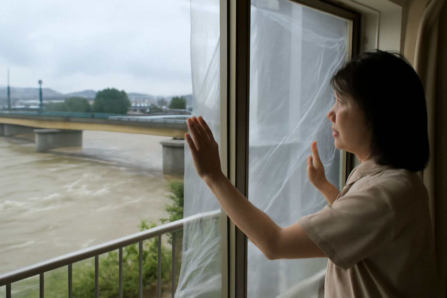 台風25号で東海～東北大雨警戒、離れてても窓割れるかも