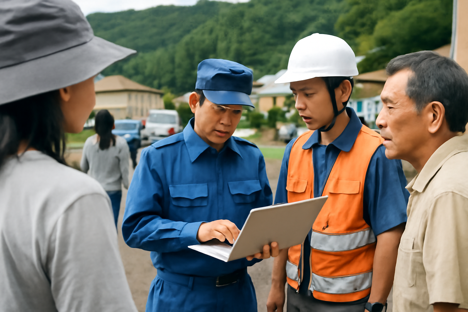 気象庁が大島町にレベル5警報、現場の緊張どこまで続く