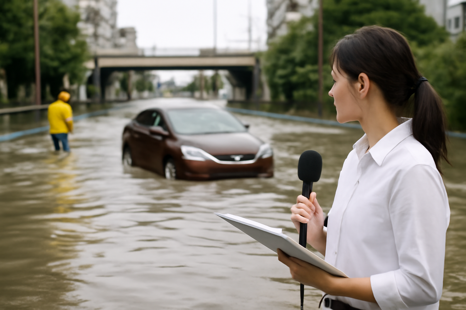 関東・東海で大雨による道路冠水　無理な移動を避けて