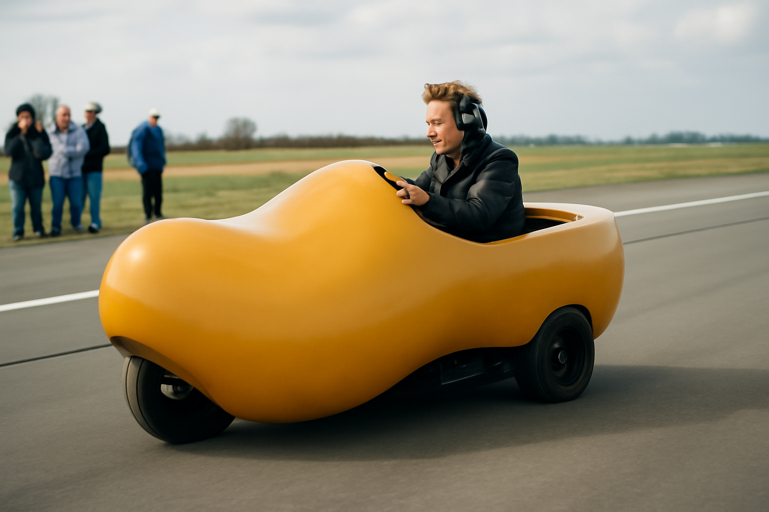 木靴型マシンで時速112km、ギネス記録って何でもアリかよ