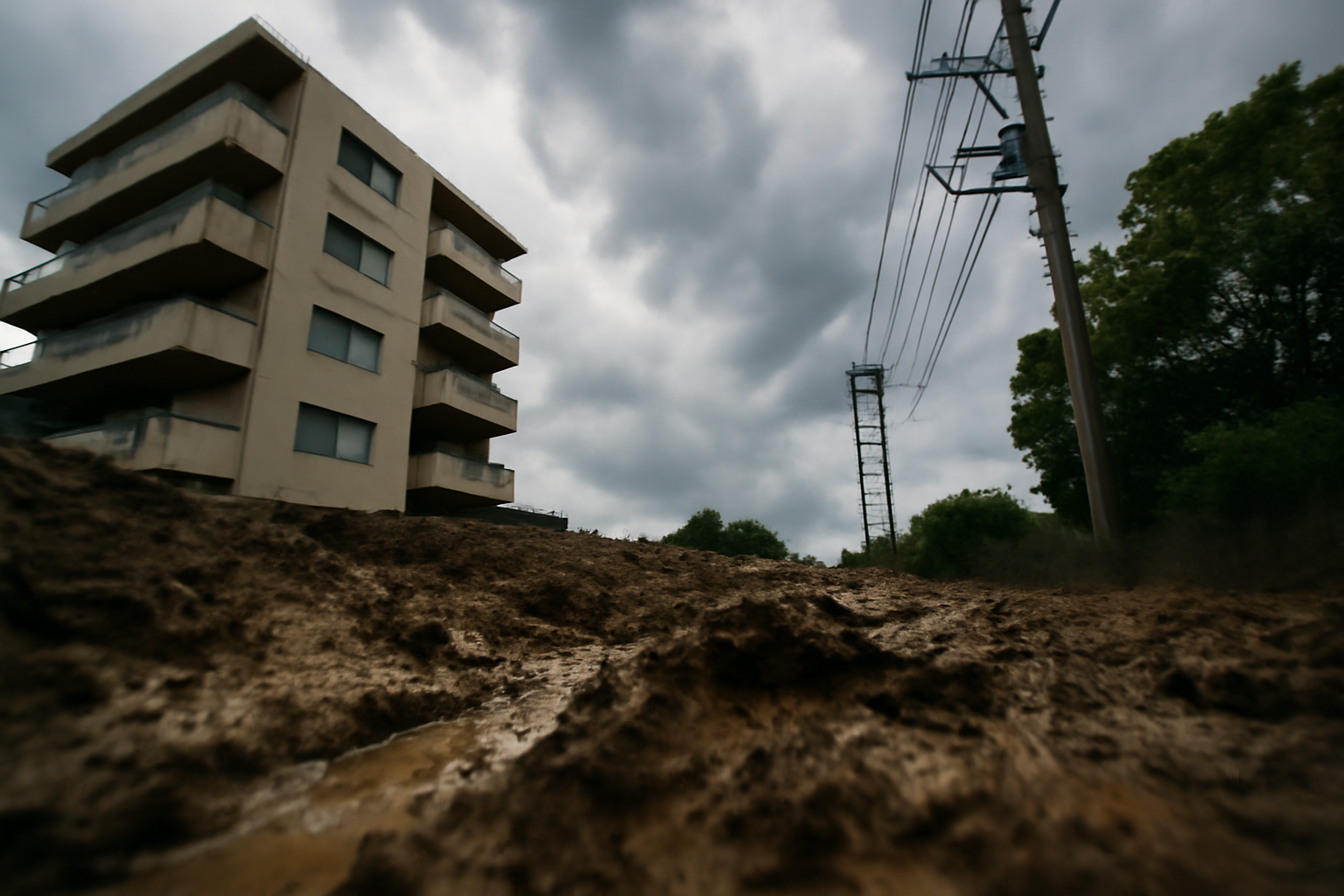 台風26号、雨だけじゃなく地盤も油断できん感じ