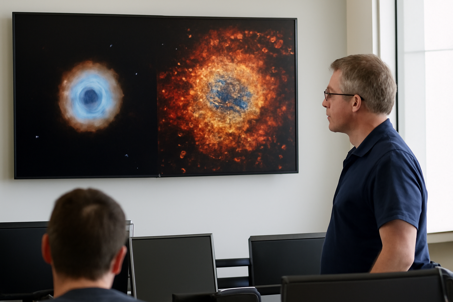 ウェッブ宇宙望遠鏡の新画像、ハッブルの面目どこいった