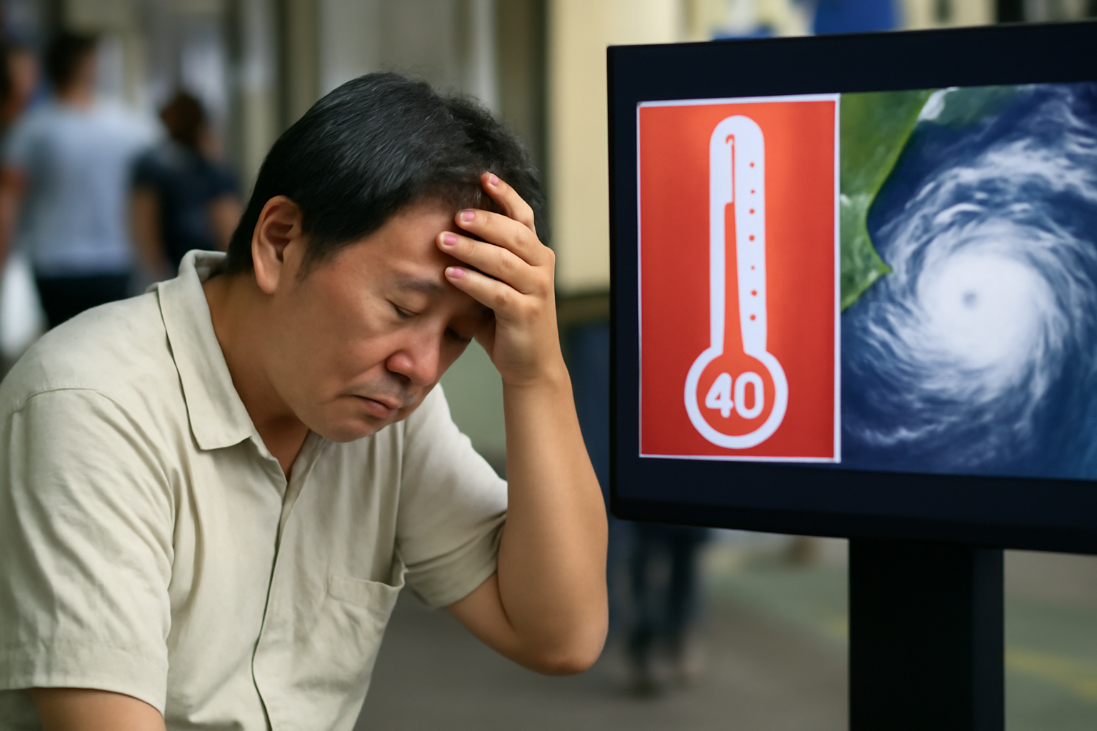気象庁の1か月予報、台風と40℃予告は心臓に悪い