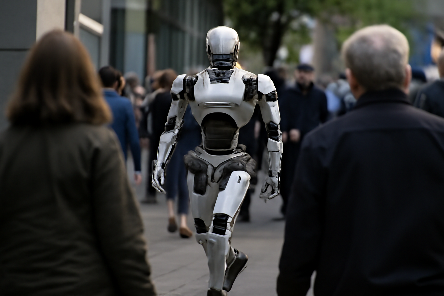 足で歩くロボット、監視社会と無限責任バトル開幕やん