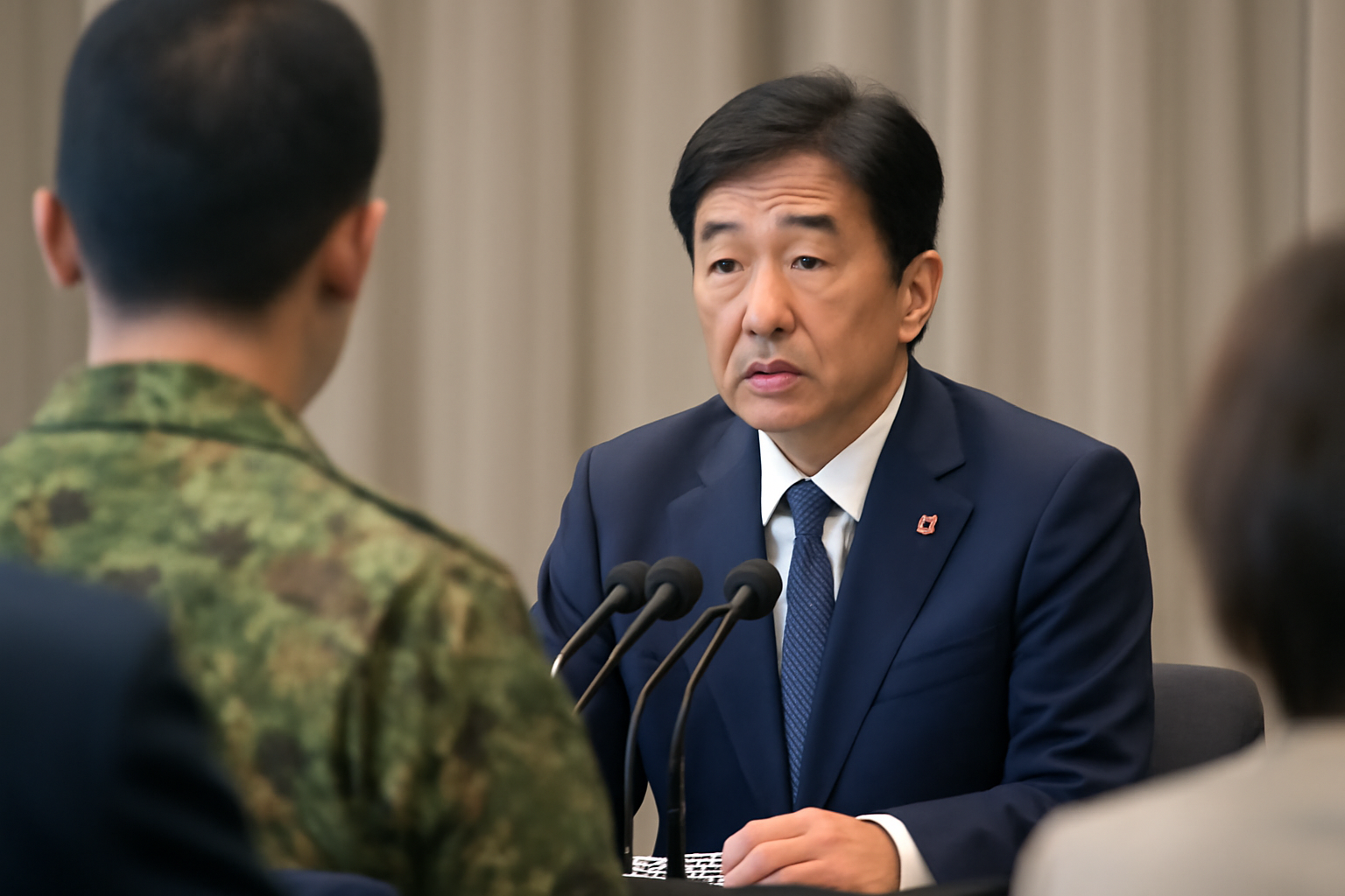自衛隊への外国人登用を否定　応募は日本国籍に限定