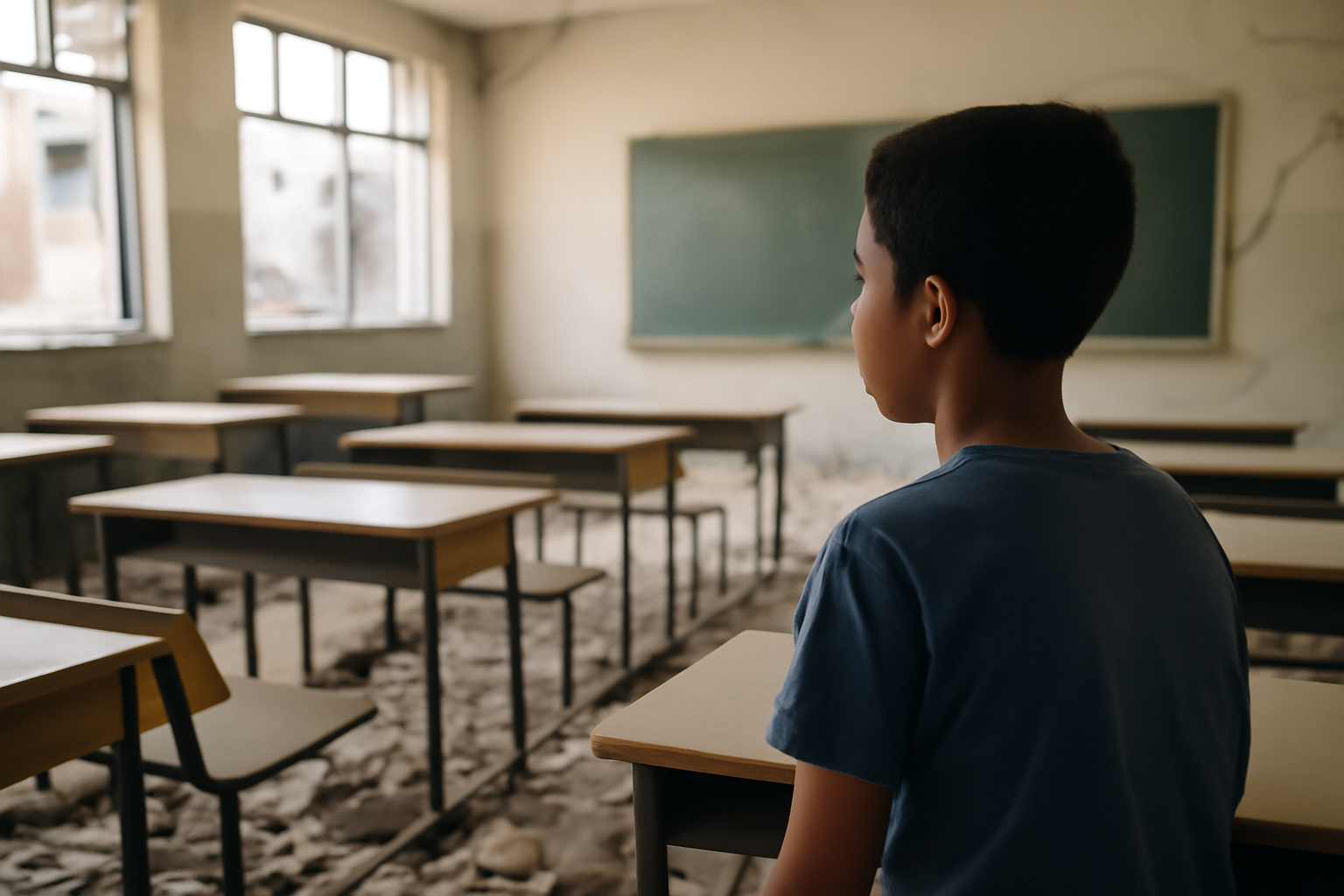世界の災害で子ども1億7100万人が学習中断、ユニセフが教育環境強化を要請