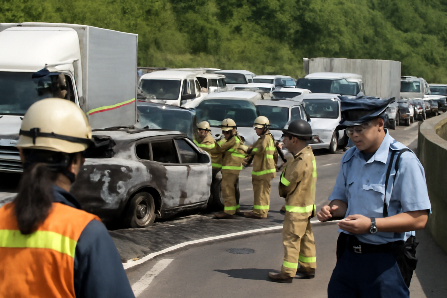 関越自動車道67台多重事故で26人書類送検 群馬県みなかみ町