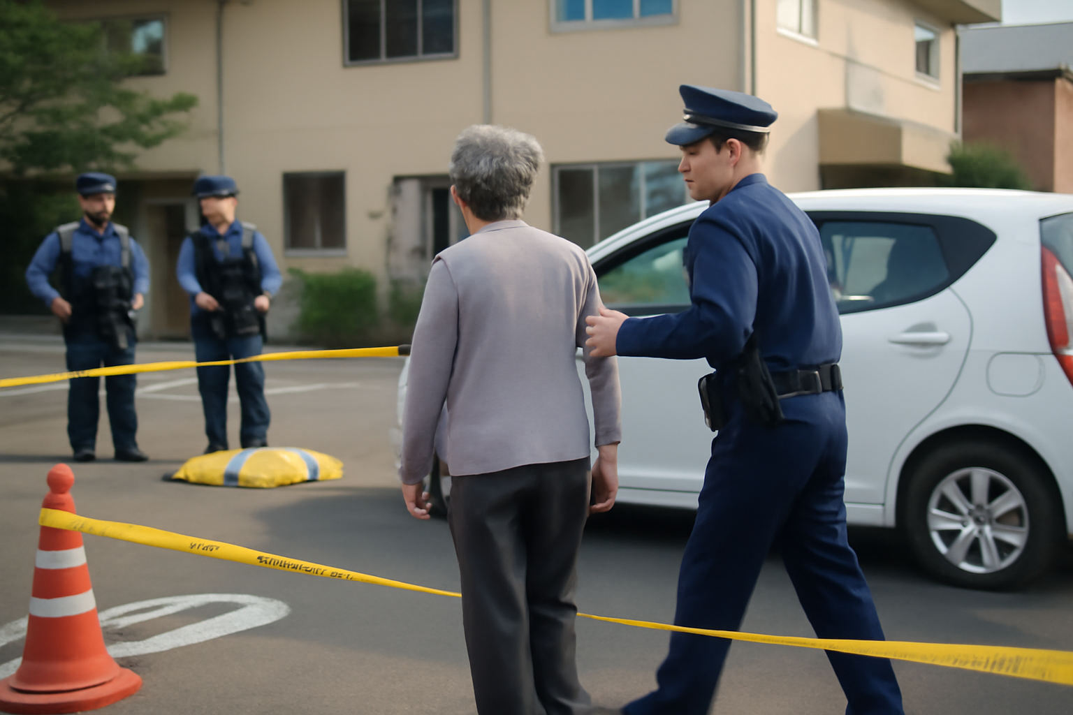 福井の児童館駐車場で44歳女性死亡、75歳運転手を逮捕