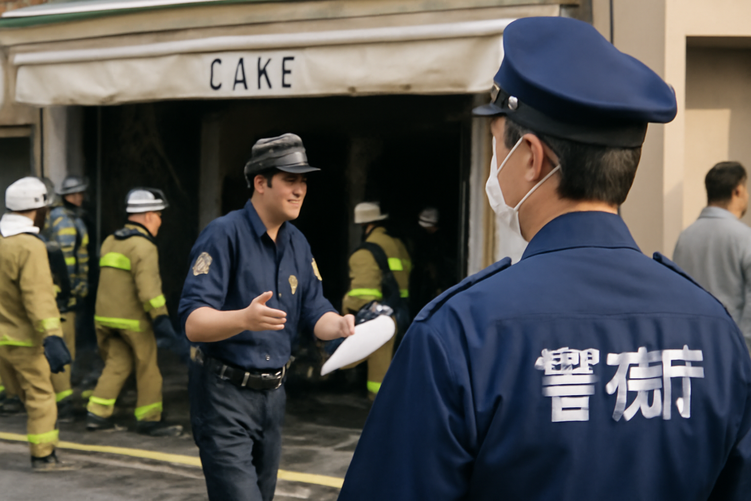 岐阜のケーキ店で火災　3人搬送、連絡取れない人も