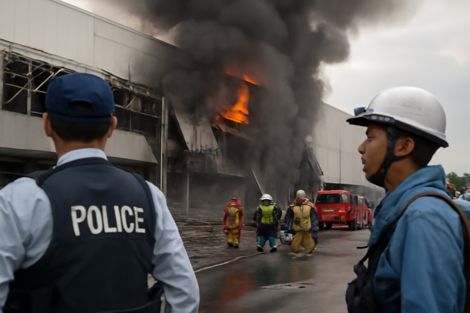 イオンモール熊本爆発、警察も現場で二重対応中なんだが