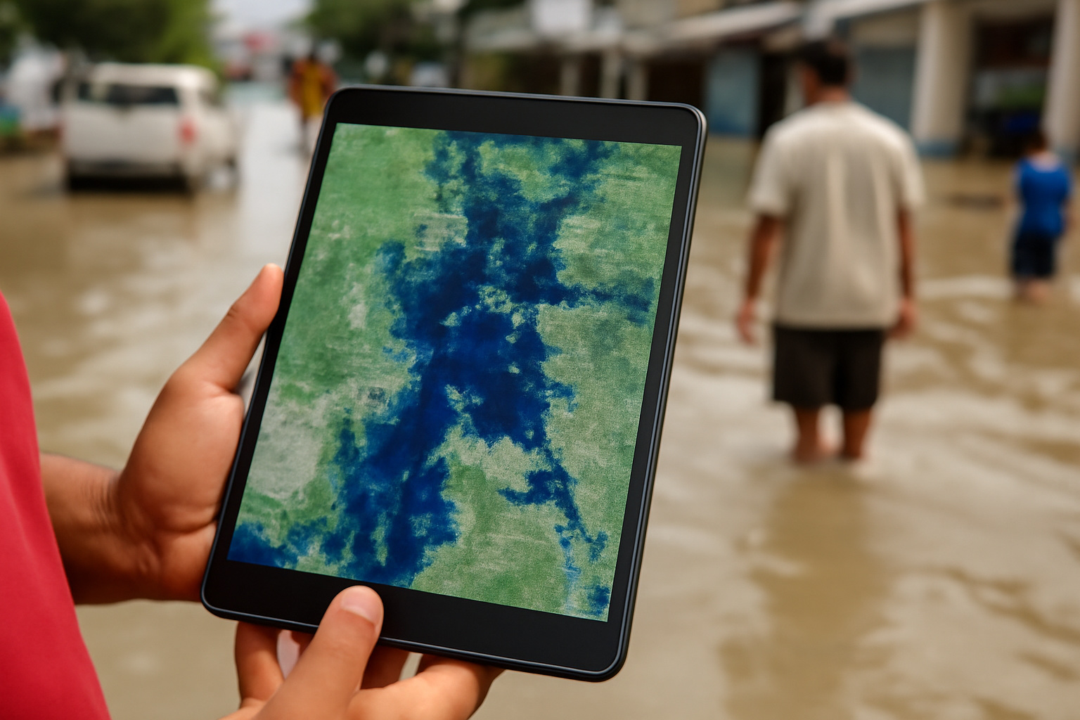 NASAの衛星画像、タイ洪水で地図描き直し案件出た