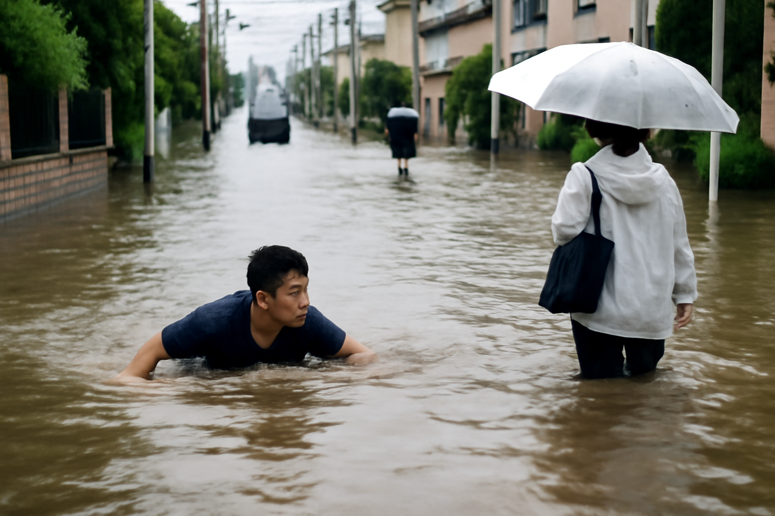関東で局地的大雨　八王子で道路冠水、河川氾濫にも警戒