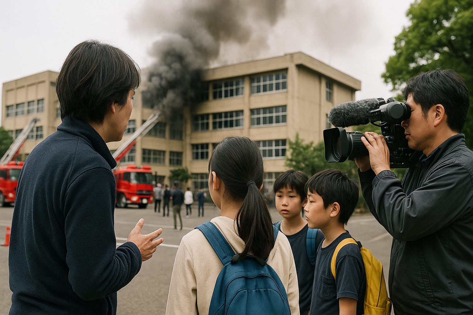 北区小学校火災で児童取材自粛要請、SNSの憶測にネットもざわつく草
