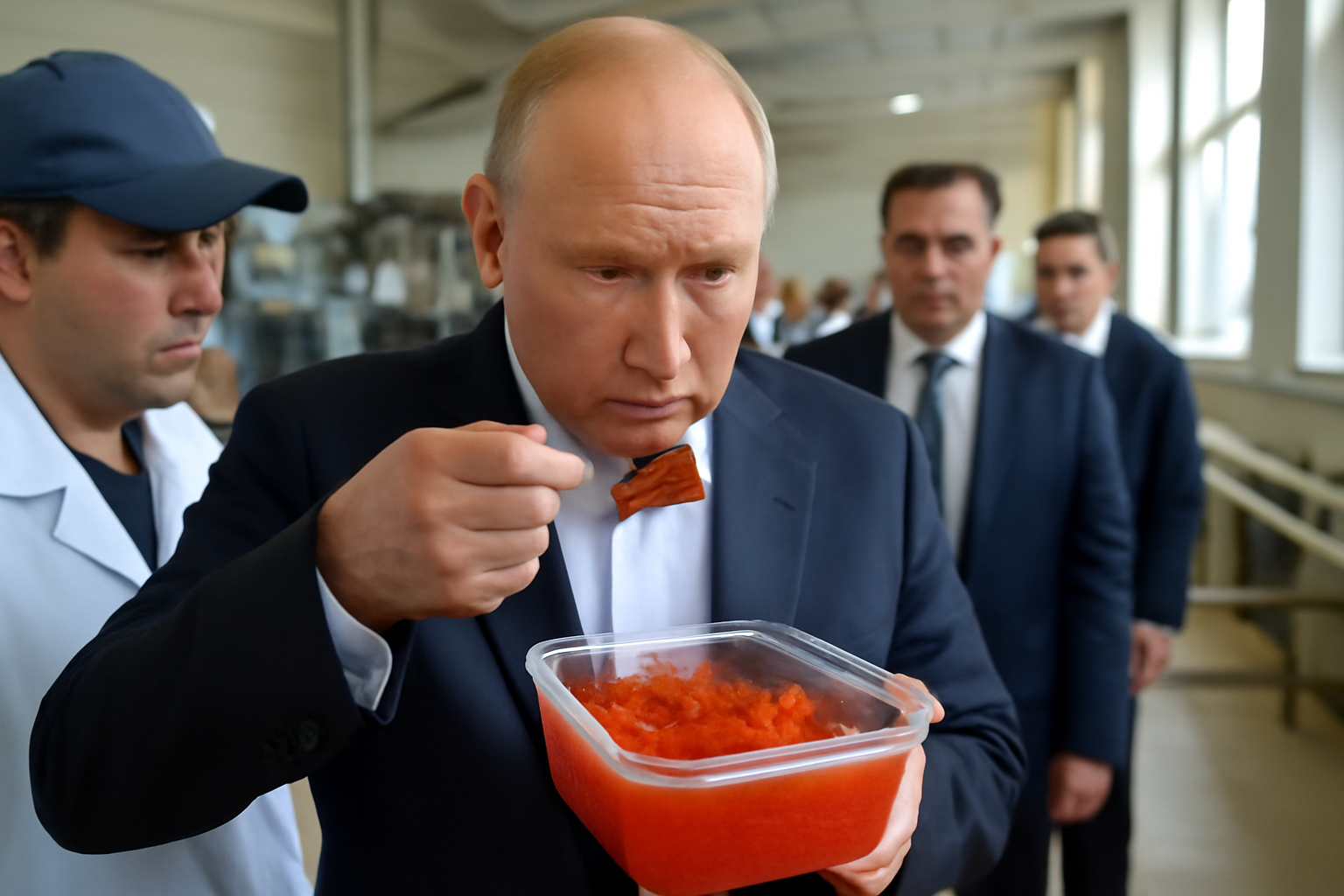 プーチン択捉島入り、イクラ食べて外交ガン無視かよ