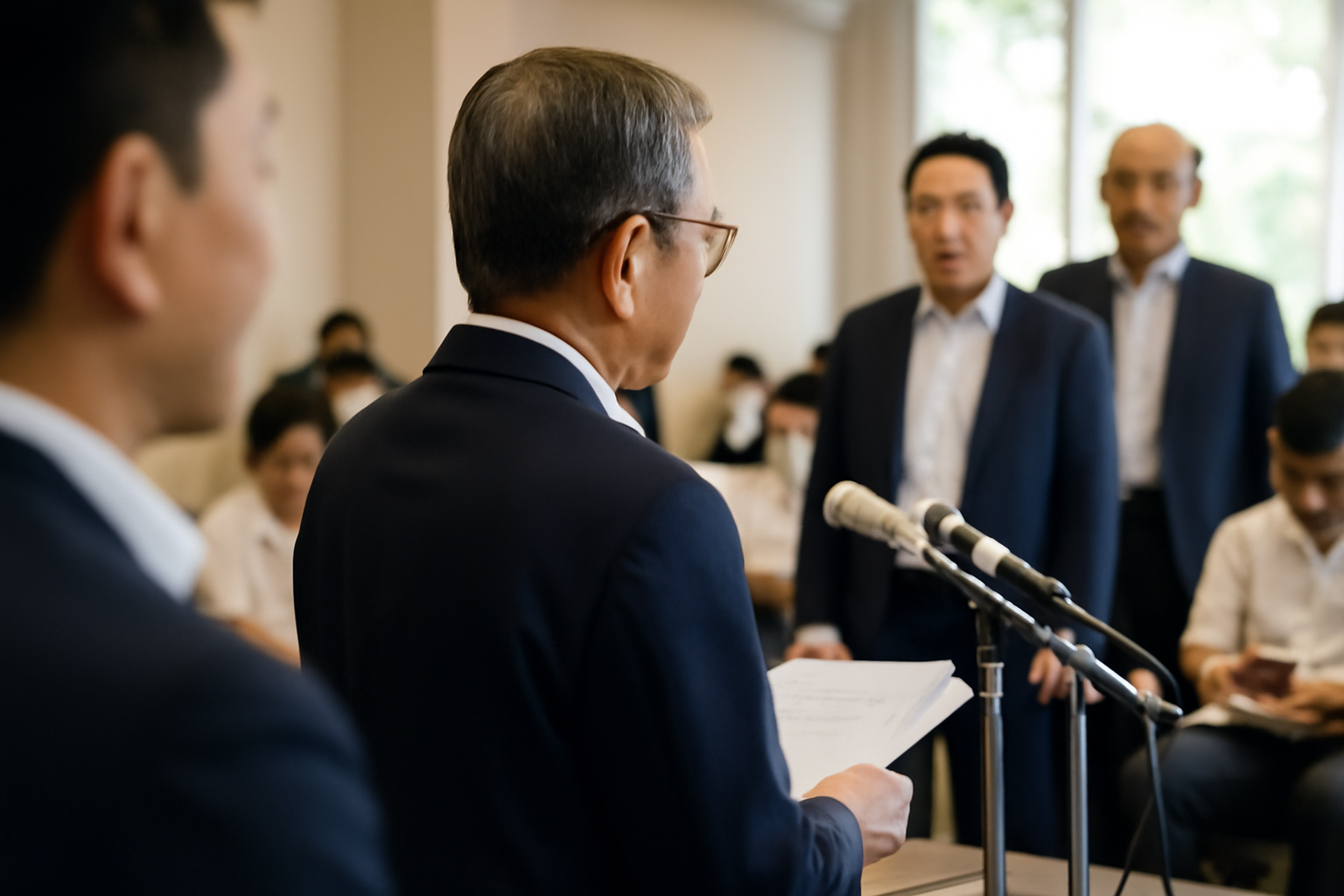 福岡県議長に辞職勧告案、天国発言まで飛び出す地獄展開やん
