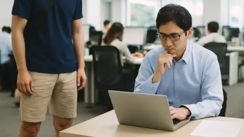 クールビズでハーフパンツ却下、涼しさより社内ルール優先かよ