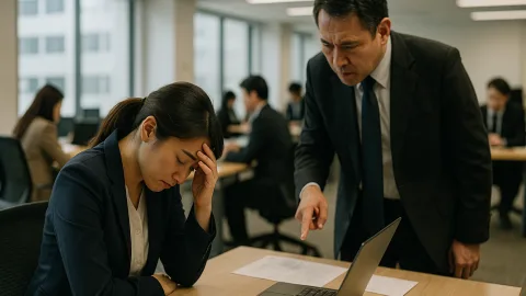 上司のパワハラを訴えても変わらない職場、相談窓口は看板だけ勤務中