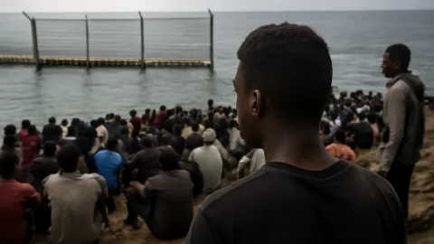 スペイン政府の海上フェンス、67人犠牲の現場で何守る気だ