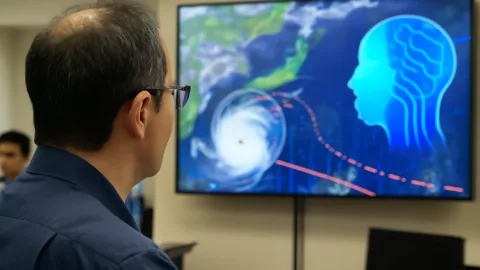 台風の進路、AIなら5分で分かる計画中