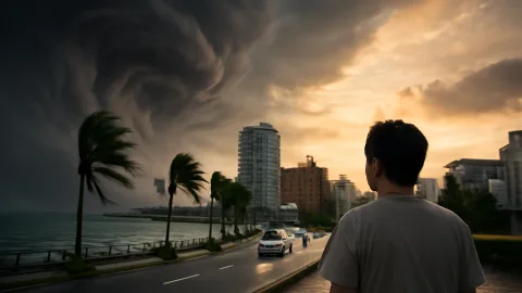 台風30号と10月の真夏日、気温も予定外すぎん？