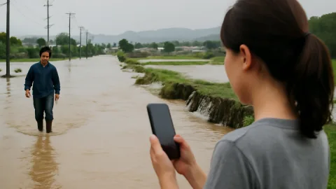 福井県の大雨で20河川氾濫、避難指示の通知だけ速すぎ問題