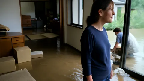 千葉豪雨から1カ月、度重なる浸水で被災者の疲弊続く