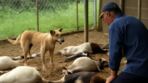 野良犬がヤギ60頭襲撃、宮古島市の防御ザルだった件